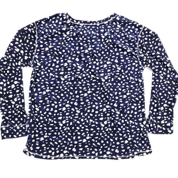 Anne Klein Spotted Pajama Top Small - Picture 3 of 3